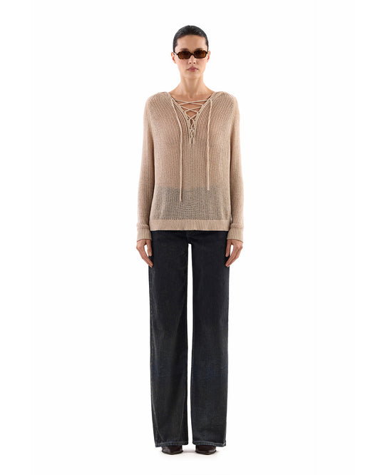 Gina Hoodie Beige