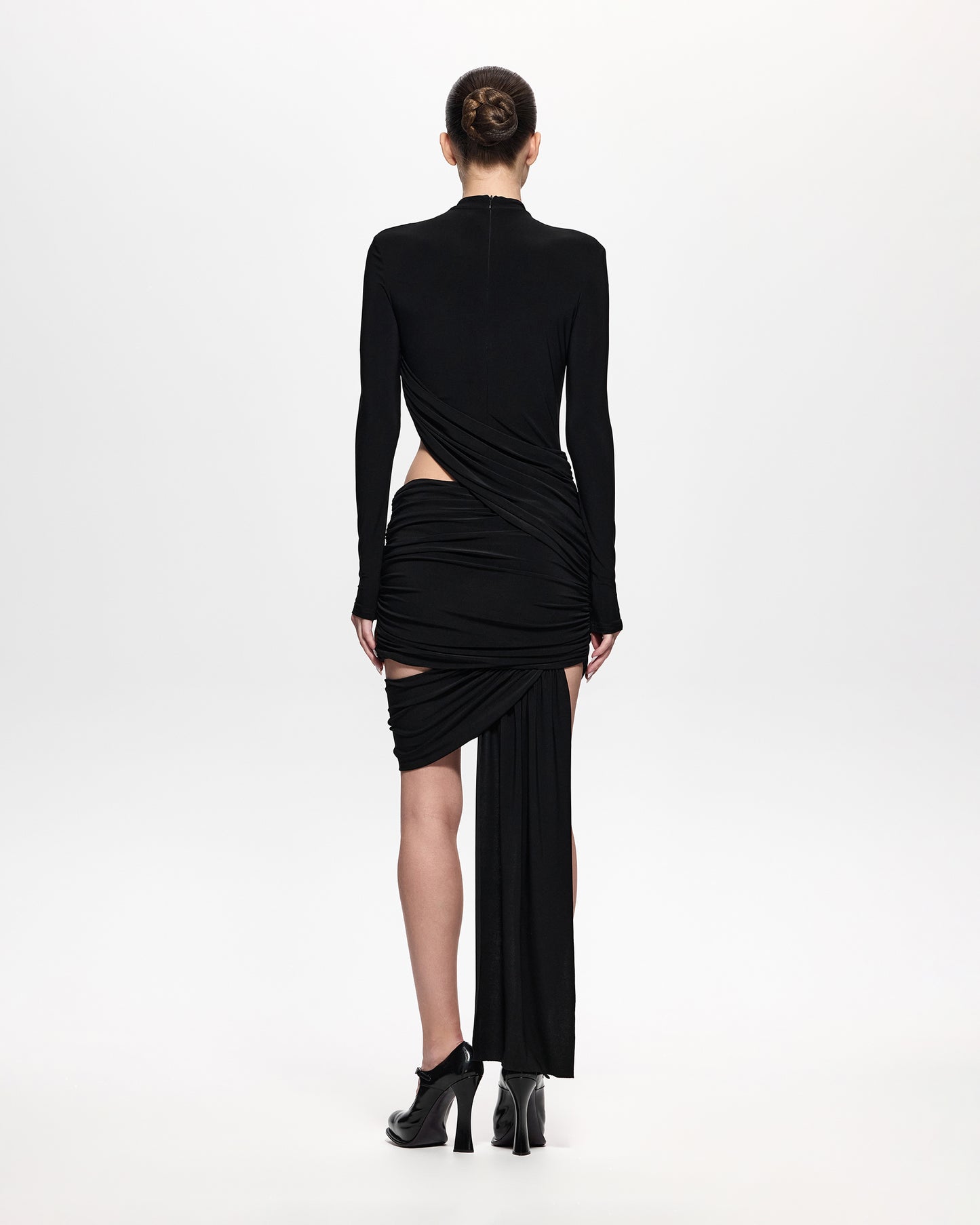 Aerial Dress Black