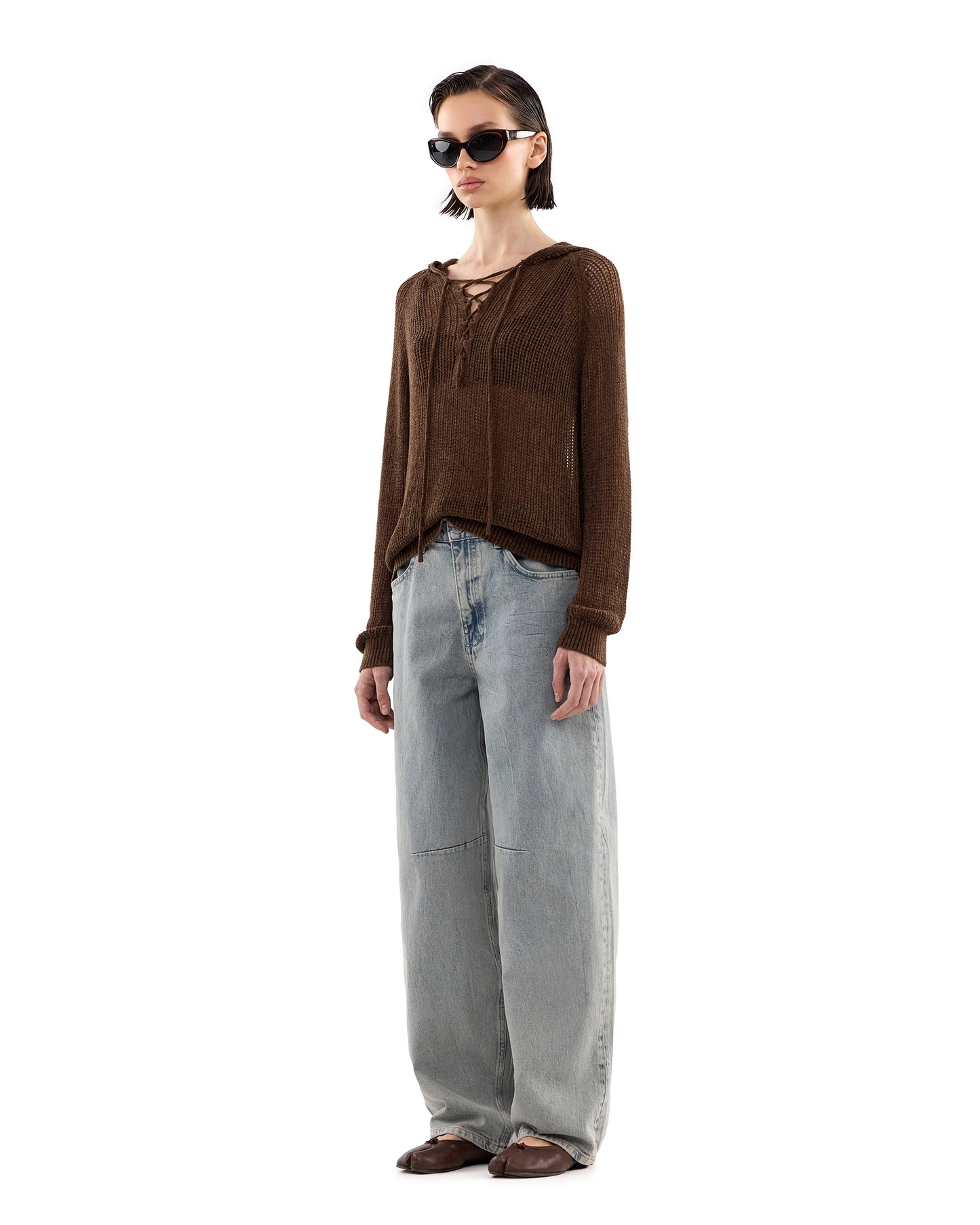 Gina Hoodie Brown
