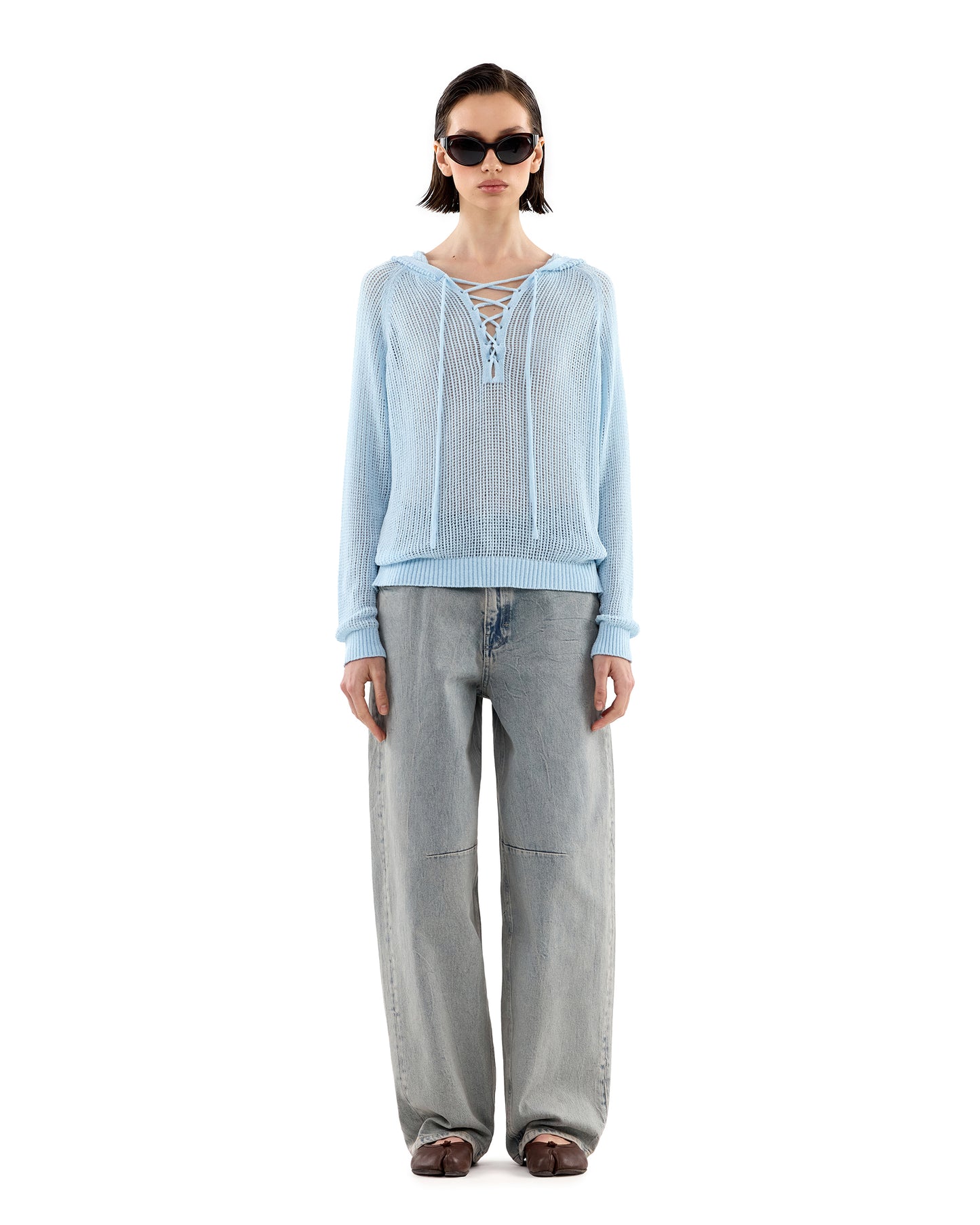 Gina Hoodie Sky Blue
