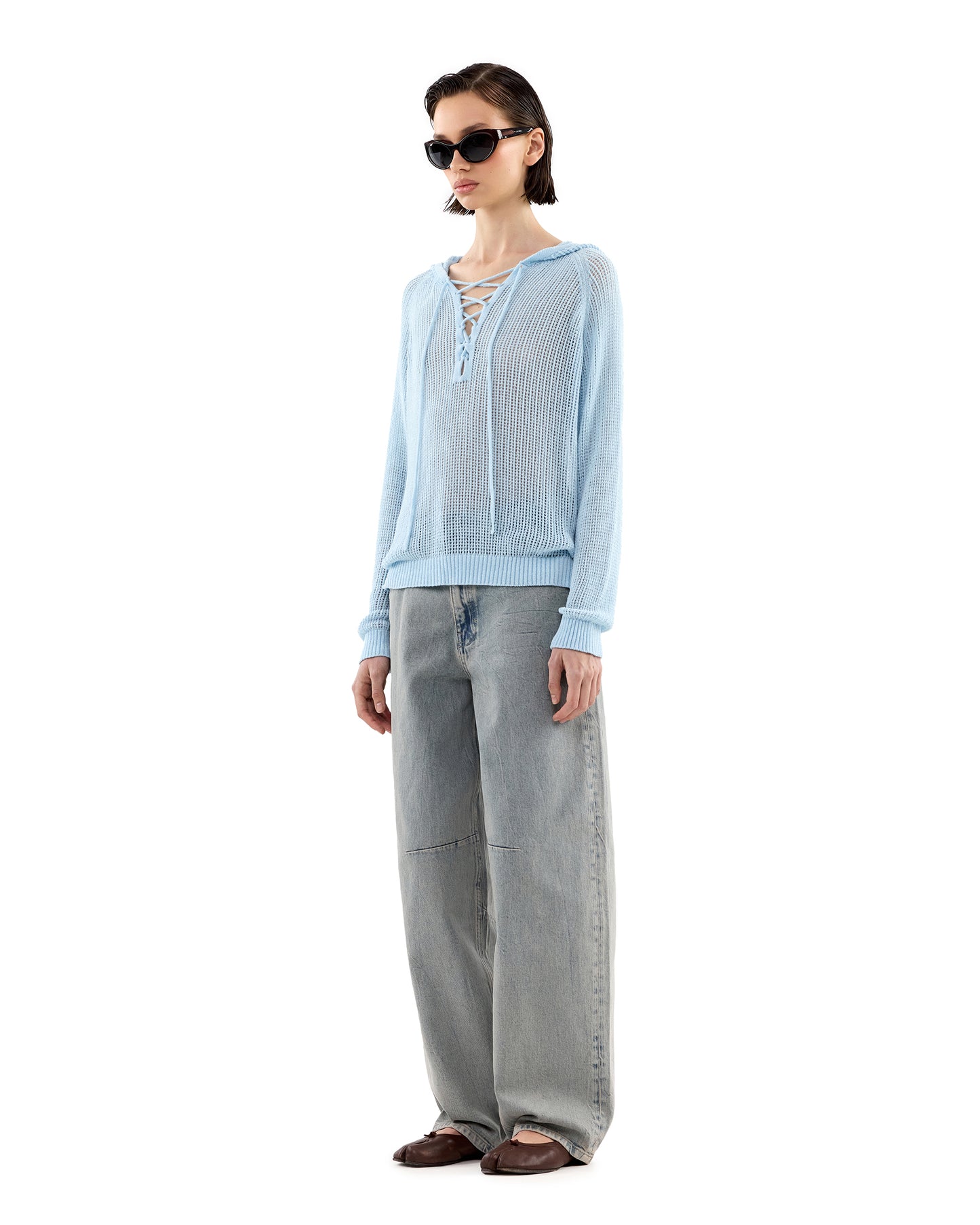 Gina Hoodie Sky Blue