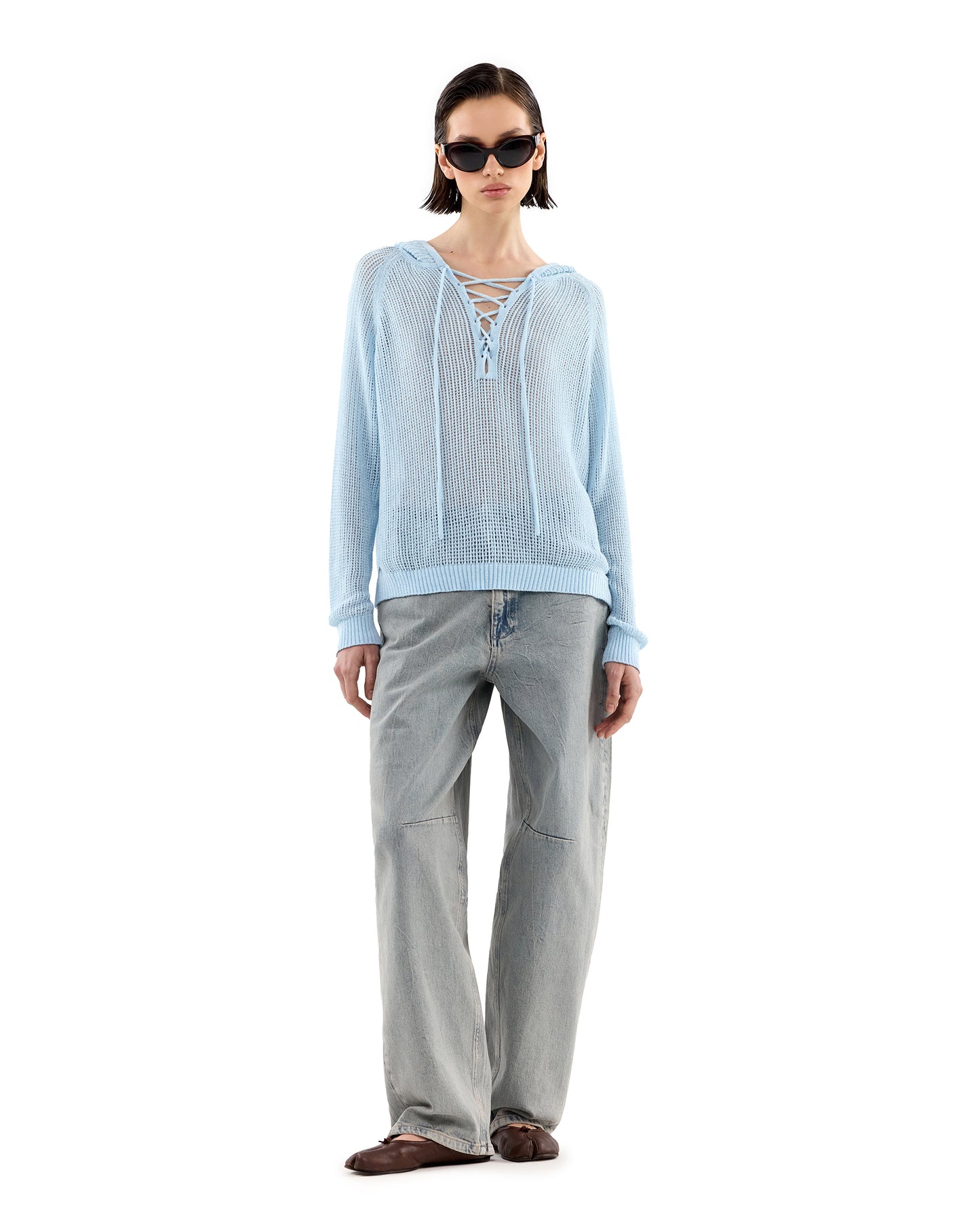 Gina Hoodie Sky Blue