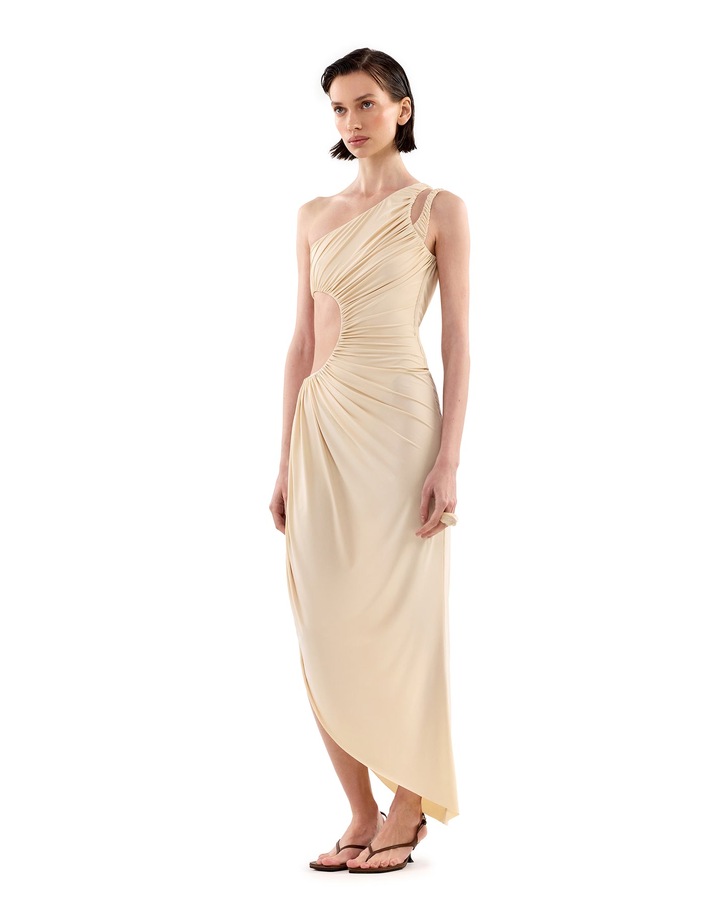 Cressida Dress Light Beige