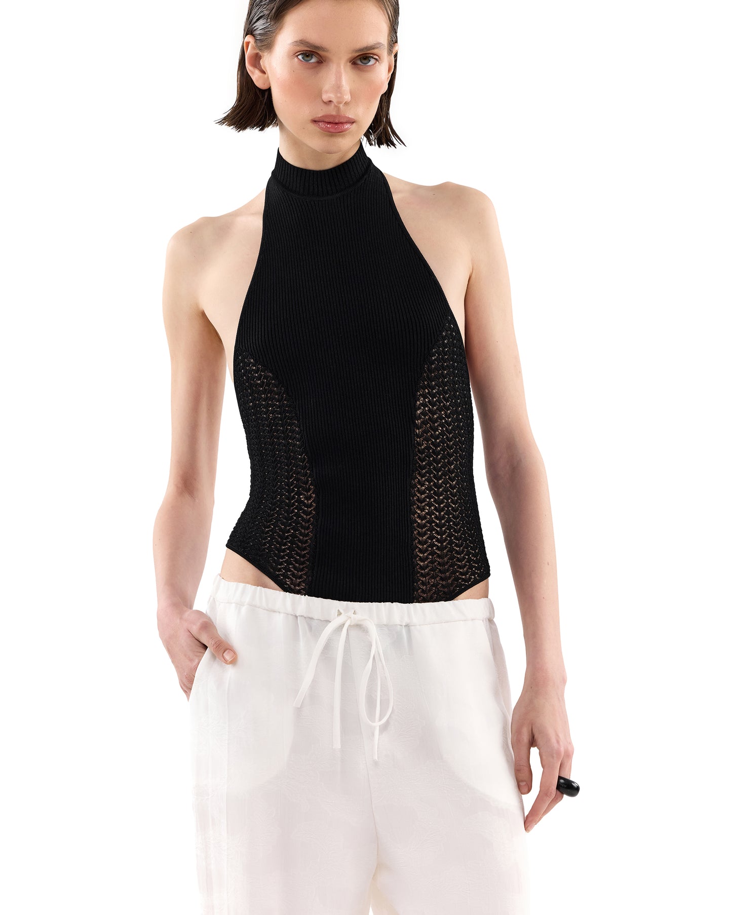 Noir Bodysuit Black