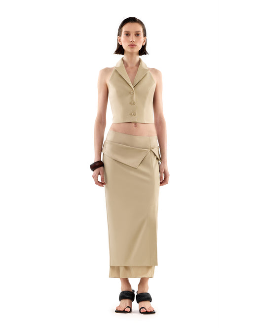 Vita Skirt Beige