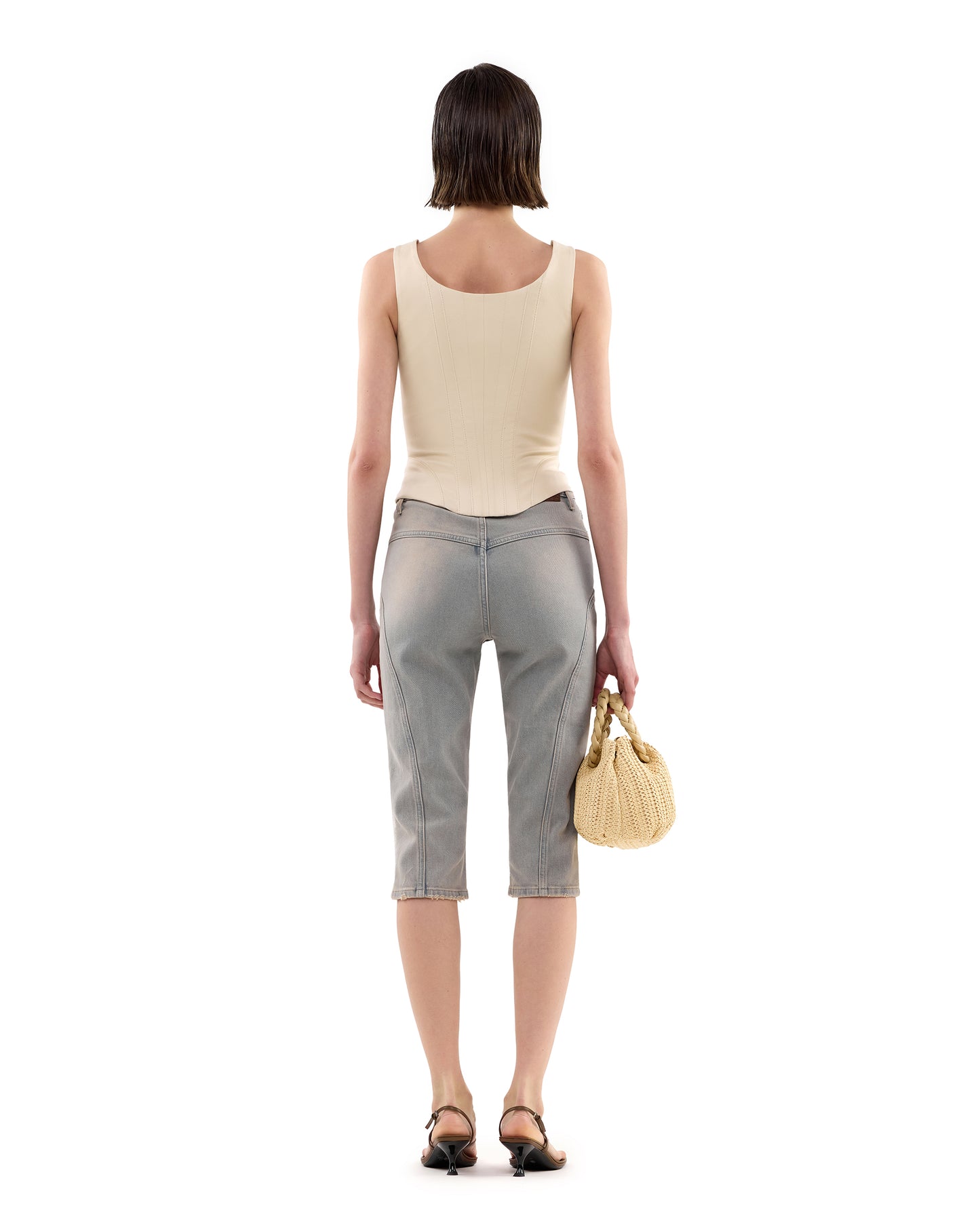Georgette Capri Denim