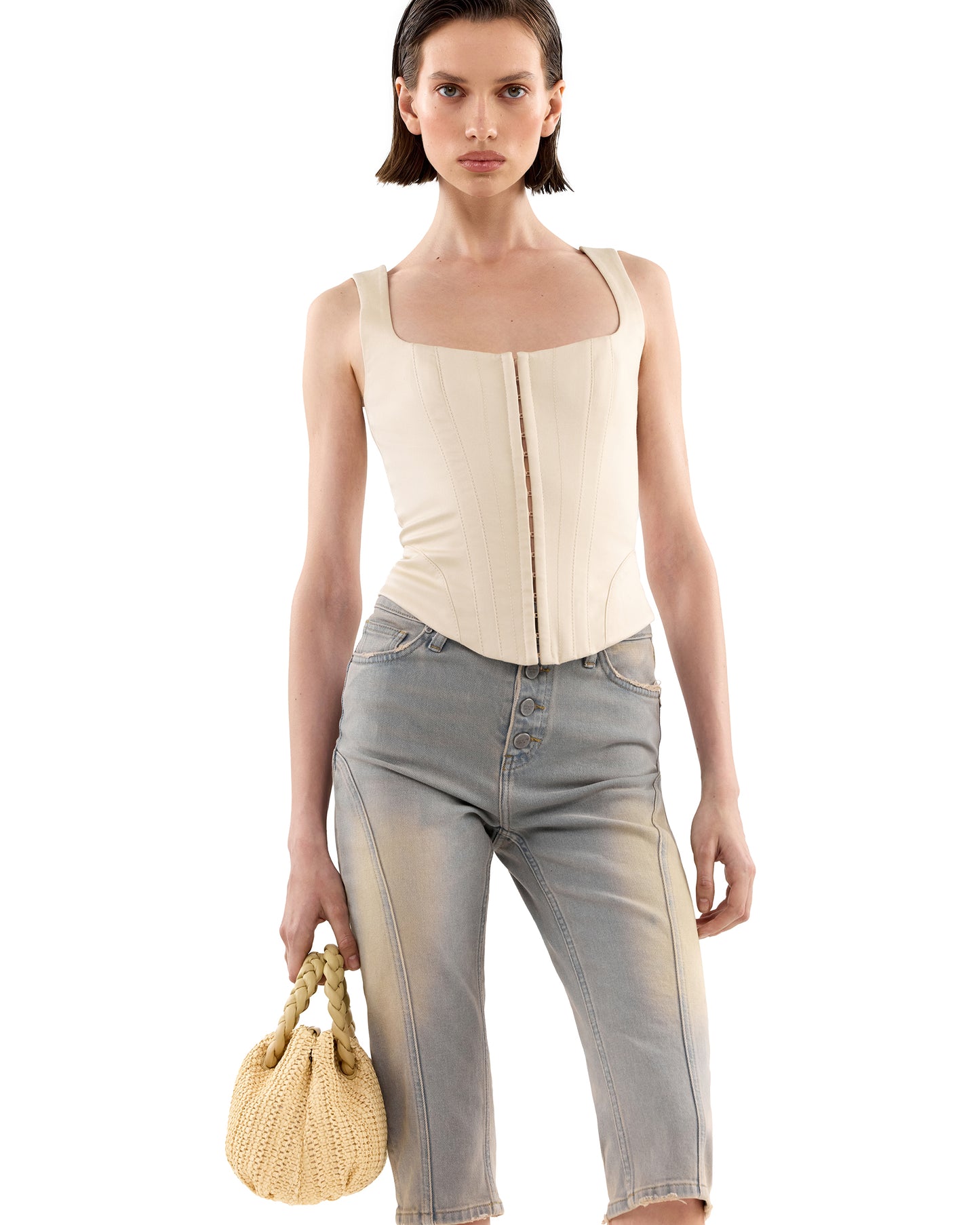 Georgette Capri Denim