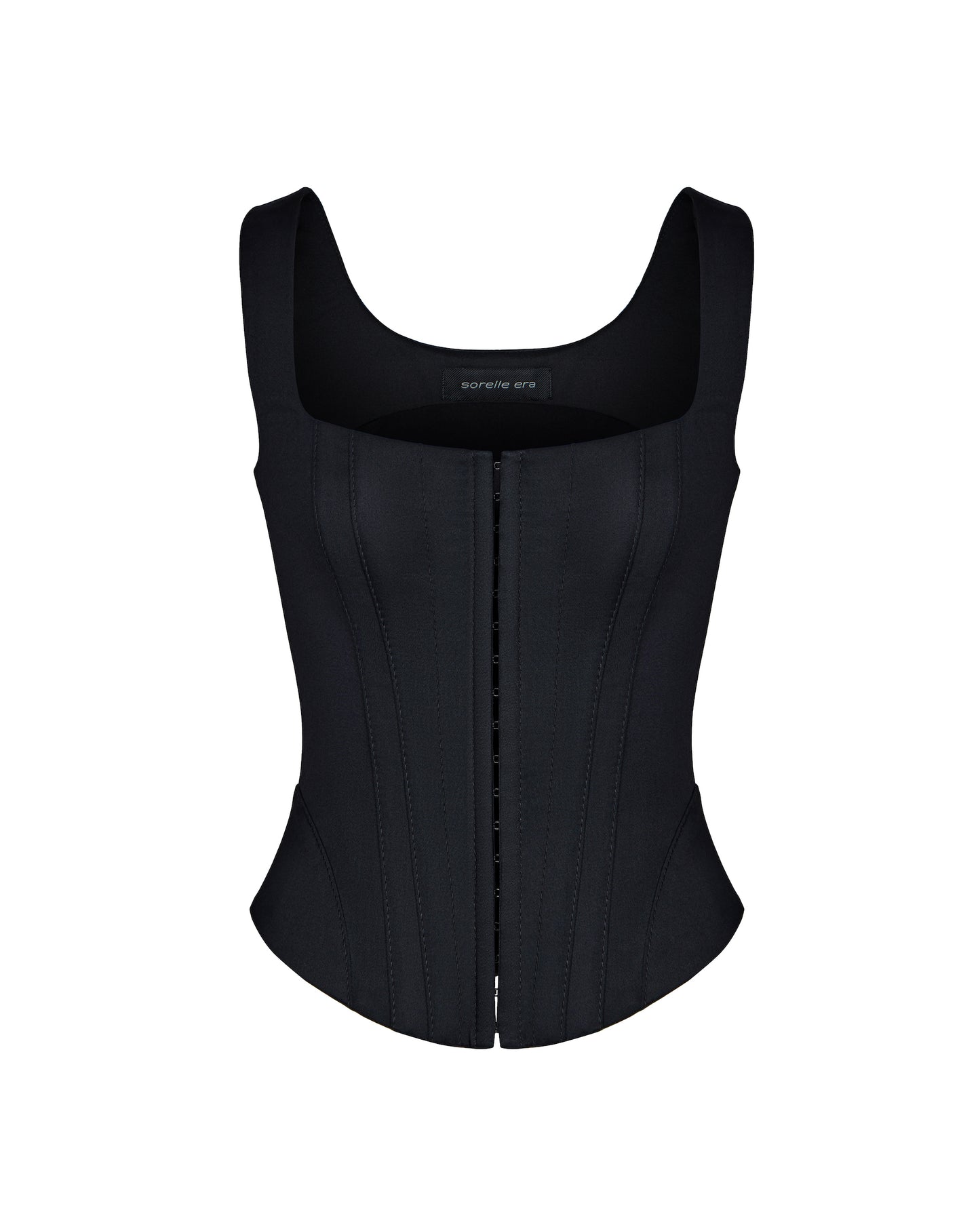 Fan Corset Black
