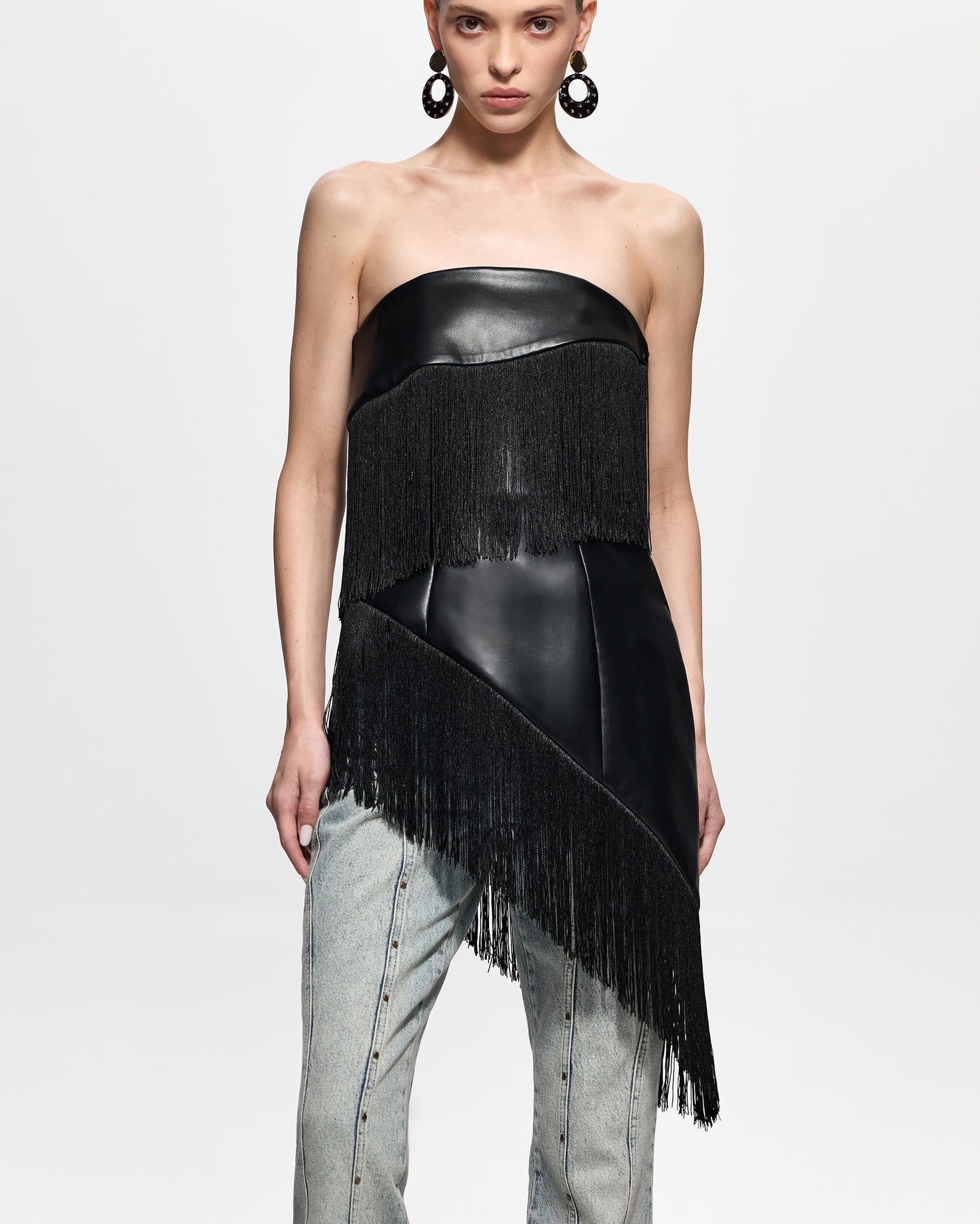 Shawl Tunic Black