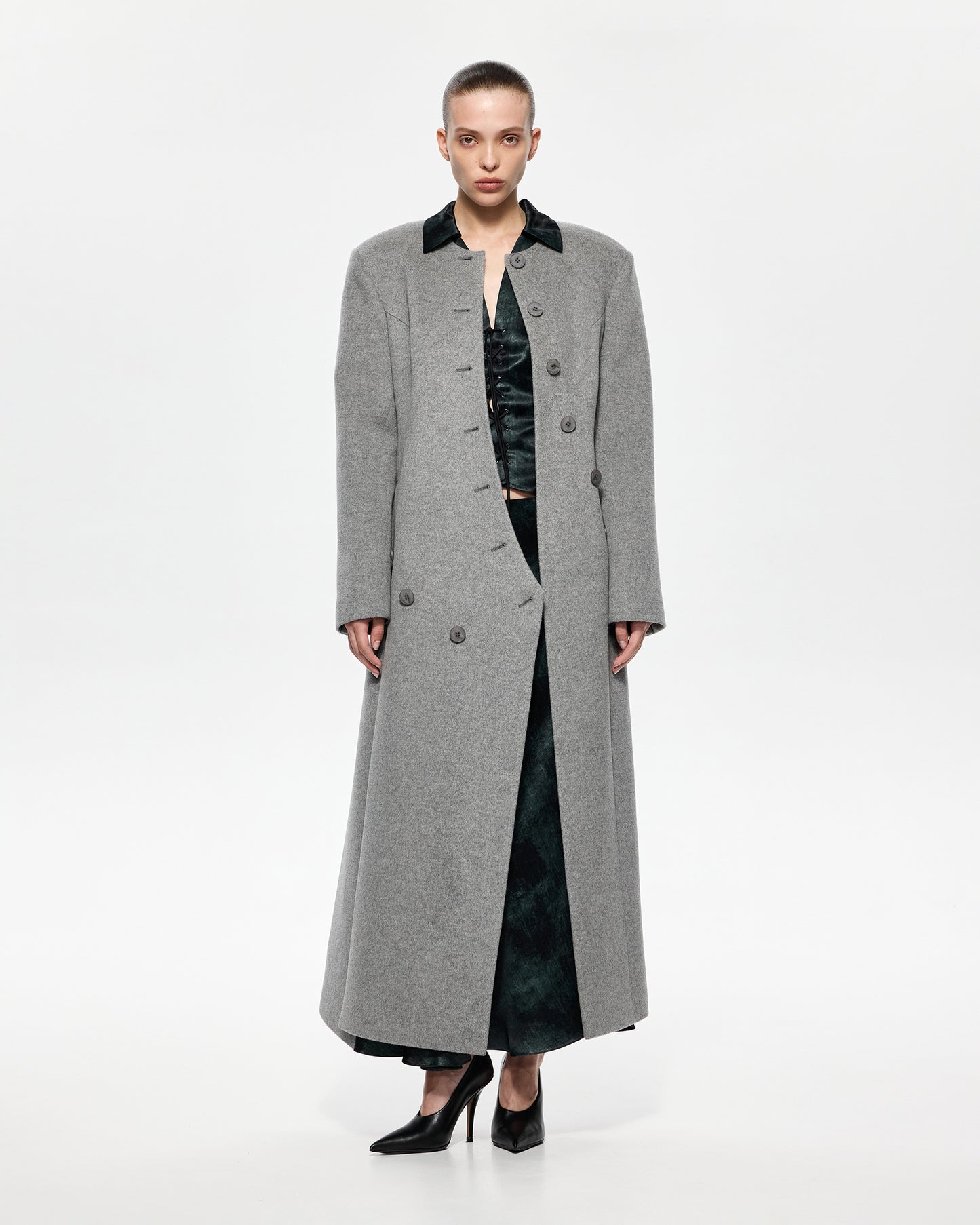 Lavinia Coat Dark Grey