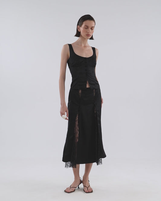 Whisper Skirt Black