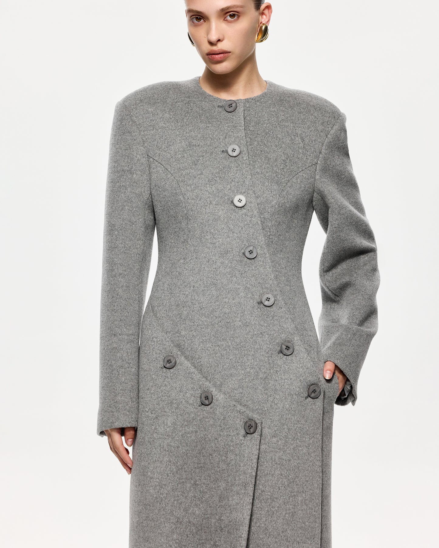 Lavinia Coat Dark Grey